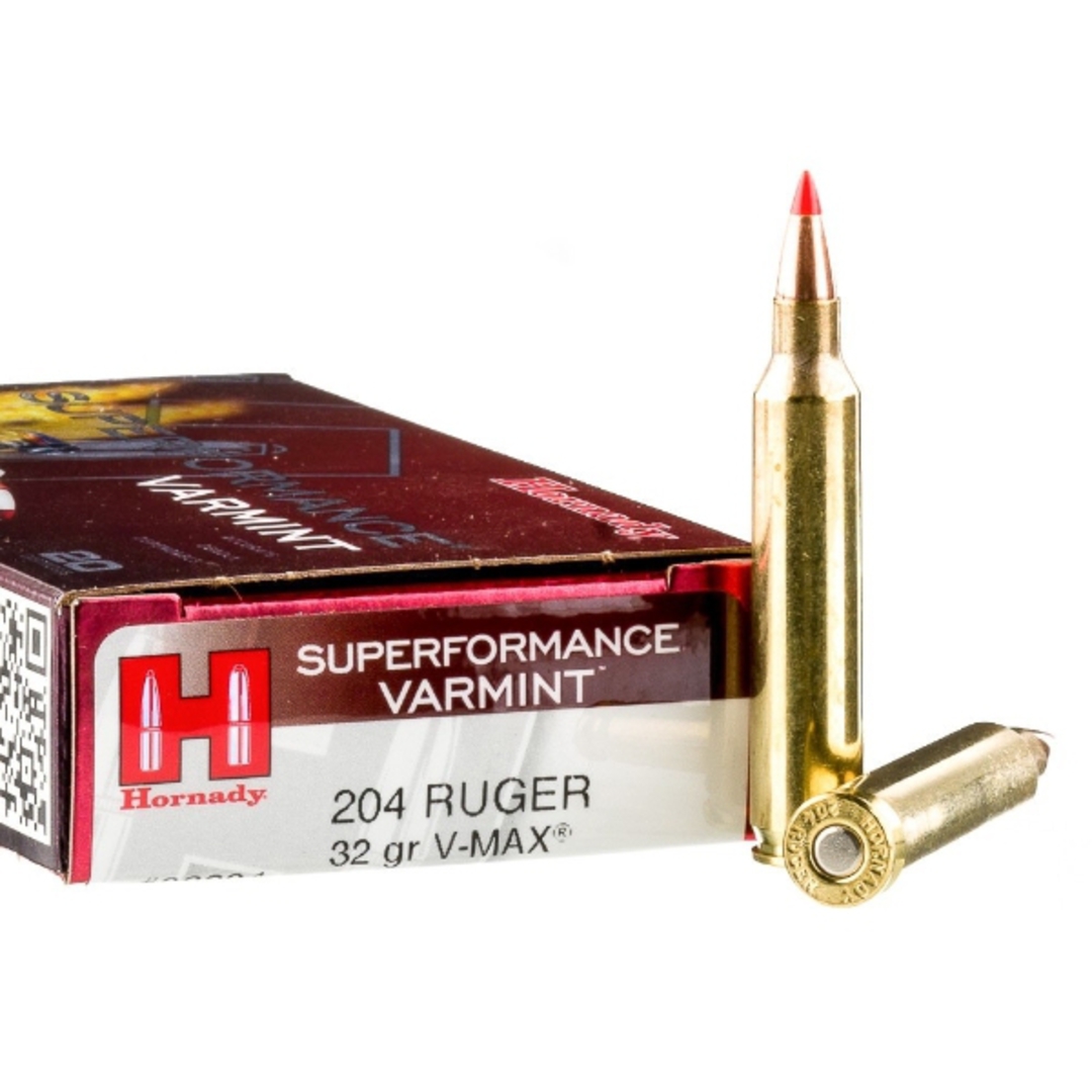 Hornady 204 Ruger 32gr VMax 20 Rounds image 0